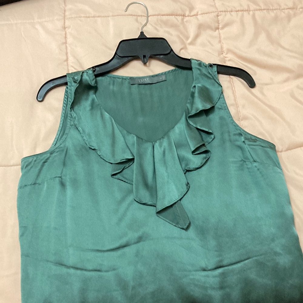 Luxe The Limited Ruffle Blouse